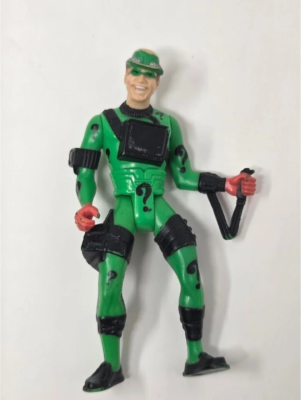 Kenner 1995 DC Comics The Riddler Action Figure Green Suit With Question Mark